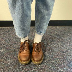 Barely worn Dr. Martens 8053 Crazy Horse Leather Oxfords.